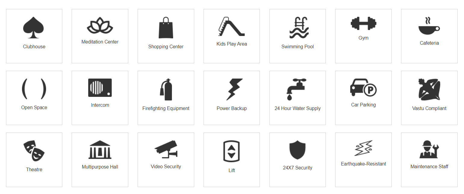 MORYA Amenities